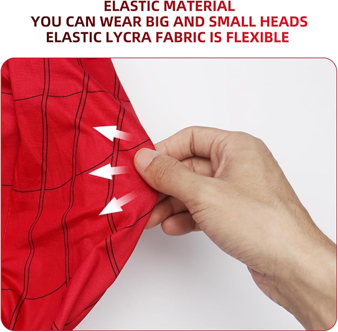 Spider Hero Mask with RC Ring, mechanical separately movable eyes with R&B Light