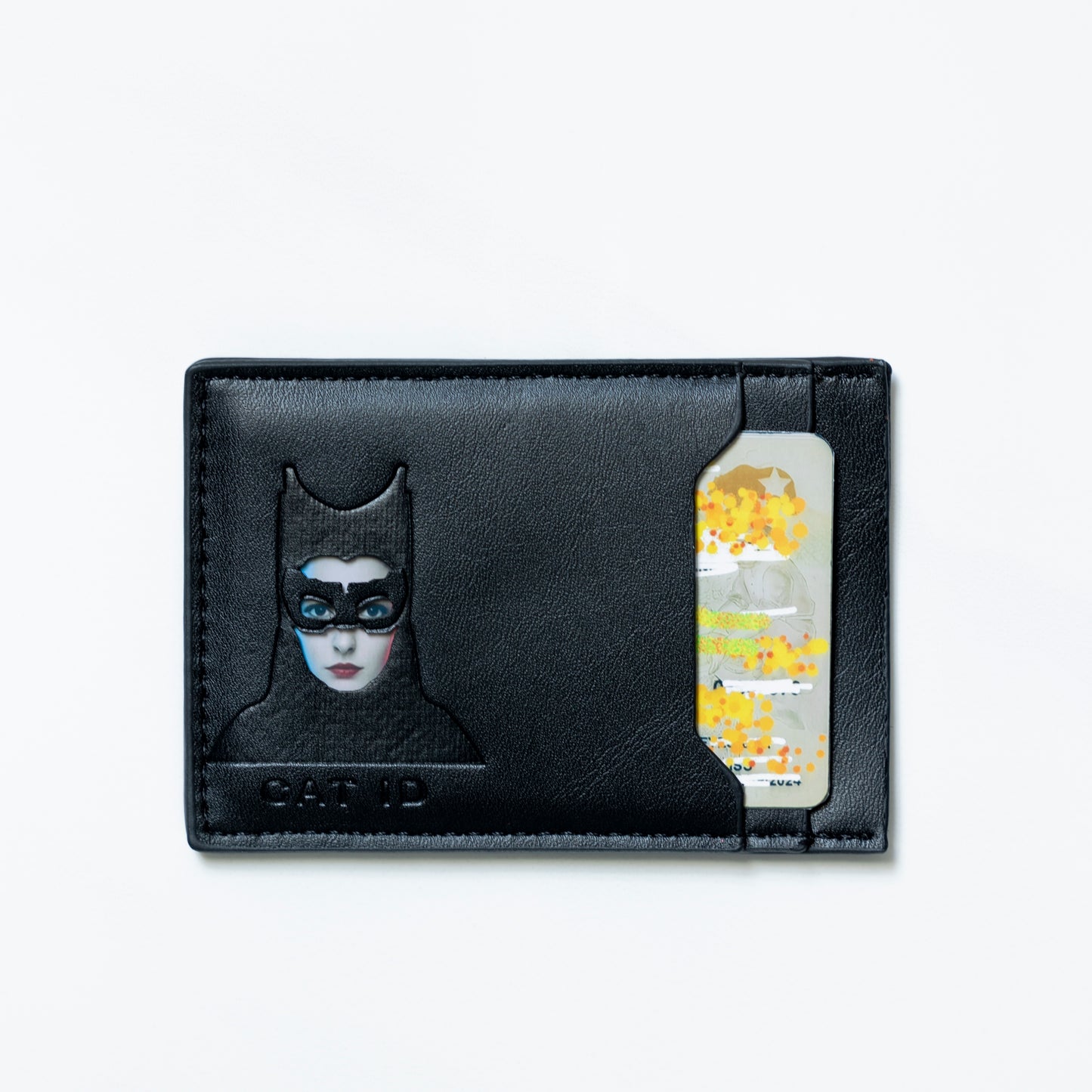 Superhero ID Wallet - Personalized wallet Man Woman, Super-hero Mask - Slim Card Holder, Bat / Spider / Iron / Cat ID Heroic wallet- Unique Holiday Gift Birthday, Anniversary, for Dad, Husband, Boyfriend, Wife, Father's day