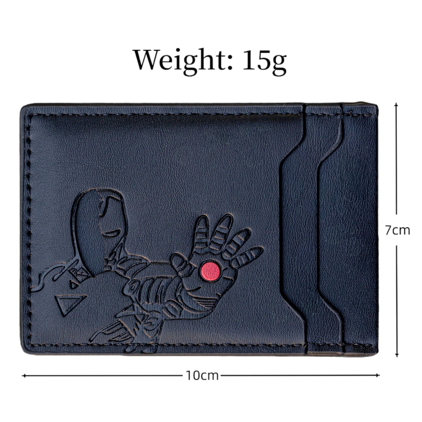 Superhero ID Wallet - Personalized wallet Man Woman, Super-hero Mask - Slim Card Holder, Bat / Spider / Iron / Cat ID Heroic wallet- Unique Holiday Gift Birthday, Anniversary, for Dad, Husband, Boyfriend, Wife, Father's day