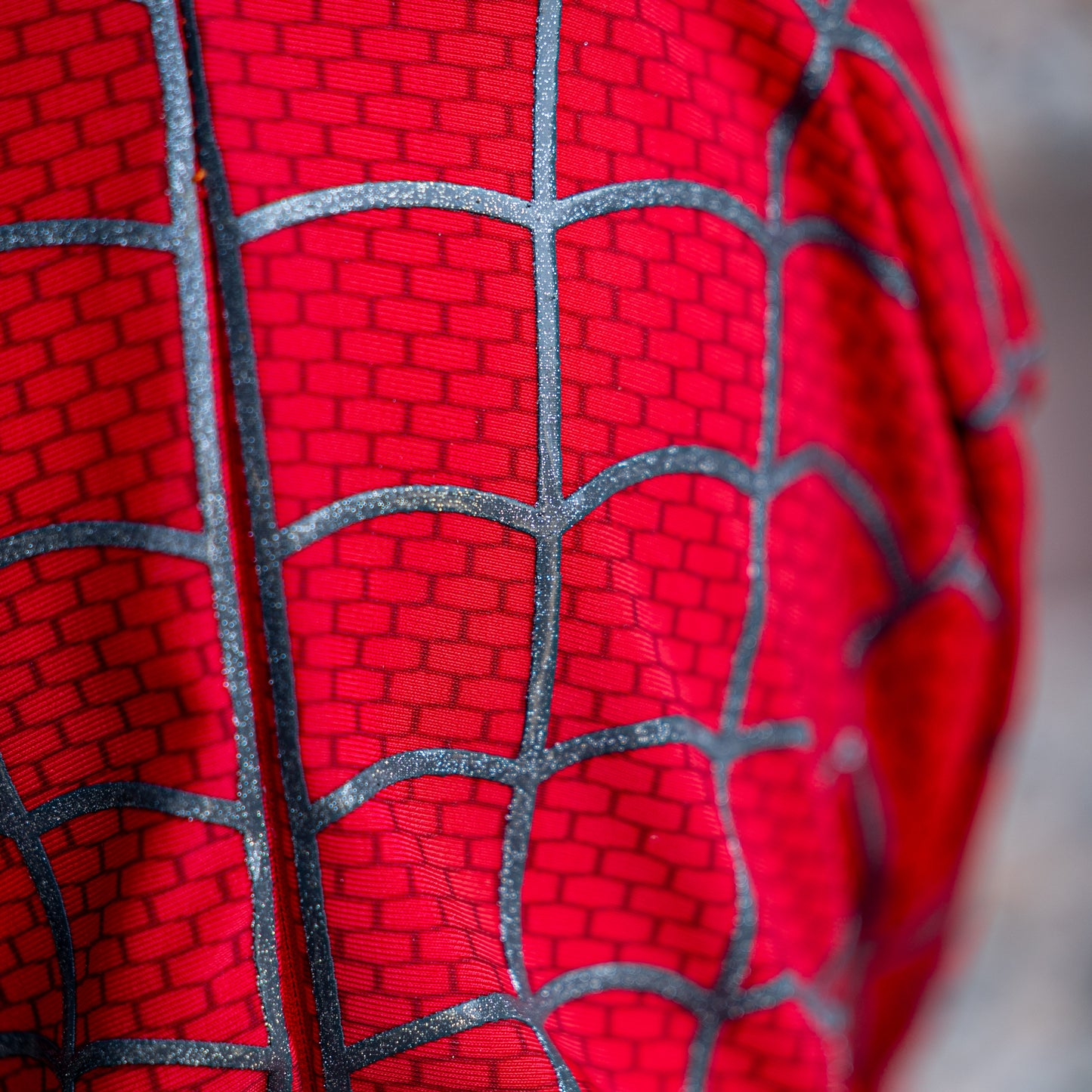 Spider-M Mask, costume prop touch control Mask with Moving Light Up eyes, Halloween Party Gifts Birthday Christmas Gift(red)